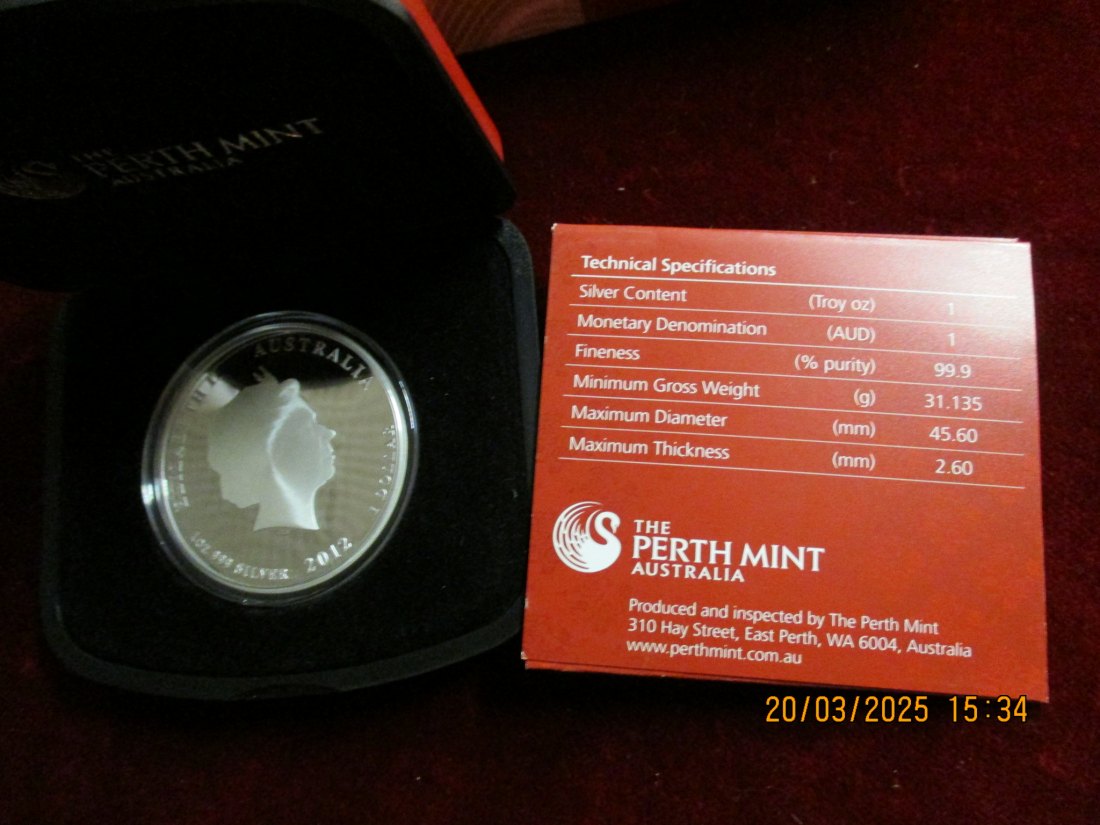  1 Dollar Australien Lunar II Drachen Farbe in P.P/1100752   