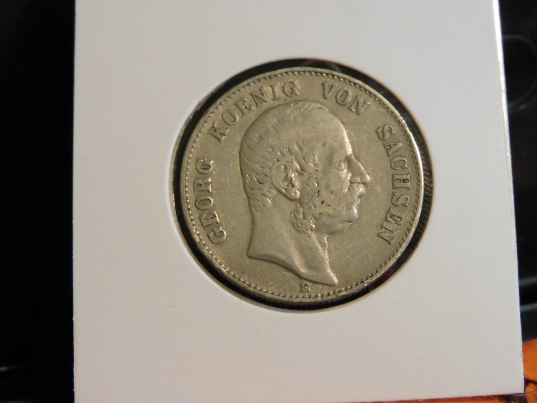 GERMANY 3 MARK 1904 SAXONY.GRADE-PLEASE SEE PHOTOS.