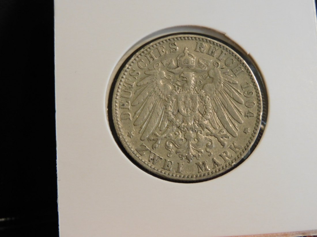  GERMANY 3 MARK 1904 SAXONY.GRADE-PLEASE SEE PHOTOS.   