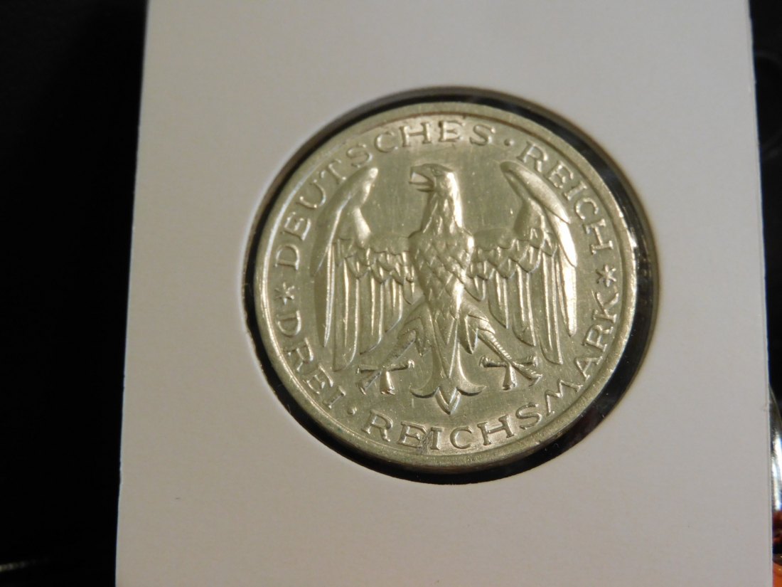  GERMANY 3 MARK 1927 WEIMAR.GRADE-PLEASE SEE PHOTOS.   