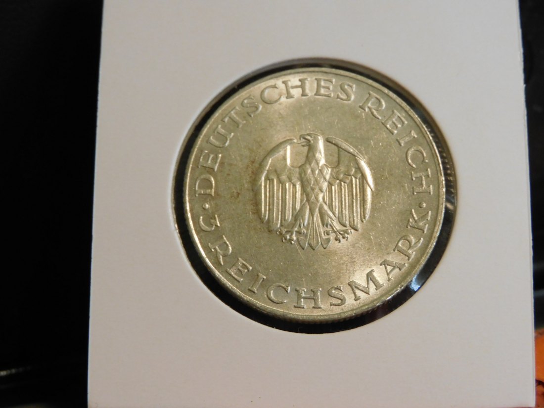  GERMANY 3 MARK 1929A WEIMAR.GRADE-PLEASE SEE PHOTOS.   