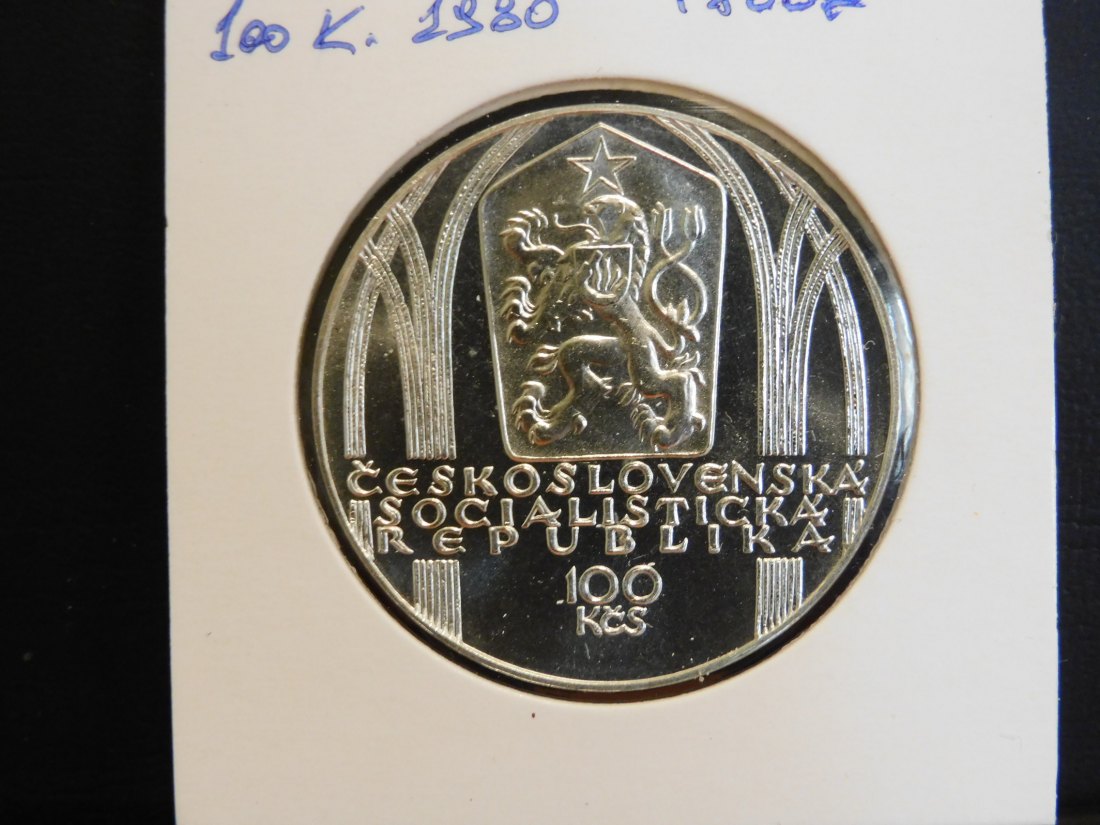  CZECHOSLOVAKIA 100 KORUN 1980.GRADE-PLEASE SEE PHOTOS.   