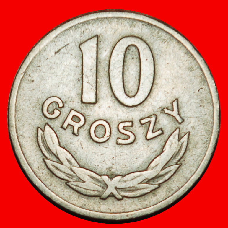 Ⰶ SOCIALIST CZECHOSLOVAKIA: POLAND ★ 10 GROSHES 1949 TWO WORDS!★LOW START ★ NO RESERVE!