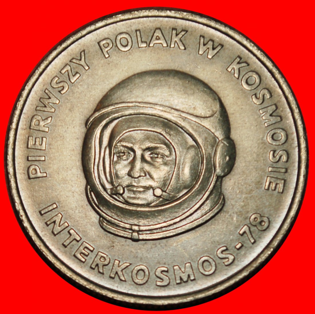  Ⰶ HERMASZEWSKI (1941-2022): POLAND★20 ZLOTYS 1978 INTERKOSMOS-78! UNC LUSTRE★LOW START ★ NO RESERVE!   