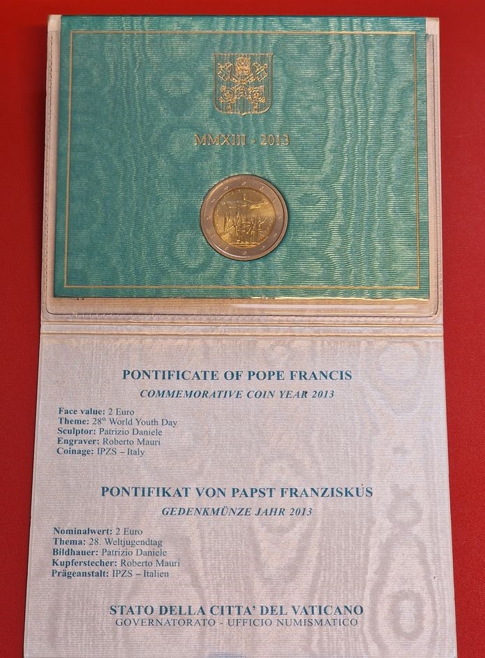  Vatikan 2 Euro KMS 2013 Münzenankauf Koblenz Frank Maurer AI 543   