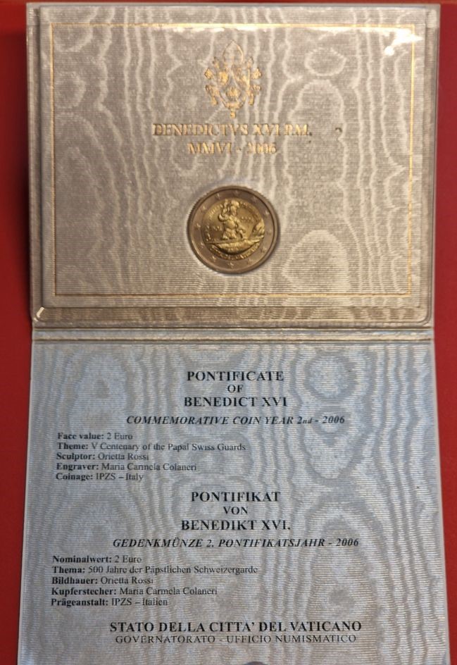  Vatikan 2 Euro KMS 2006 Münzenankauf Koblenz Frank Maurer AI 550   