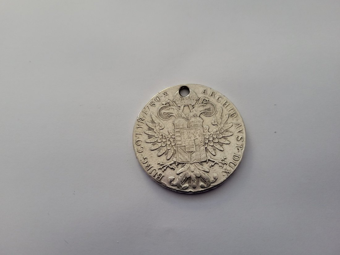  Maria Theresia Taler NP 1780 Anhänger zum Gedenken silber 27,5g Österreich Spittalgold9800 (1209)   