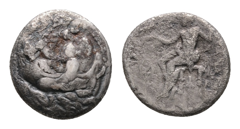  Antike; Griechenland; Drachme; 3,90 g; Ø 15,7 mm   