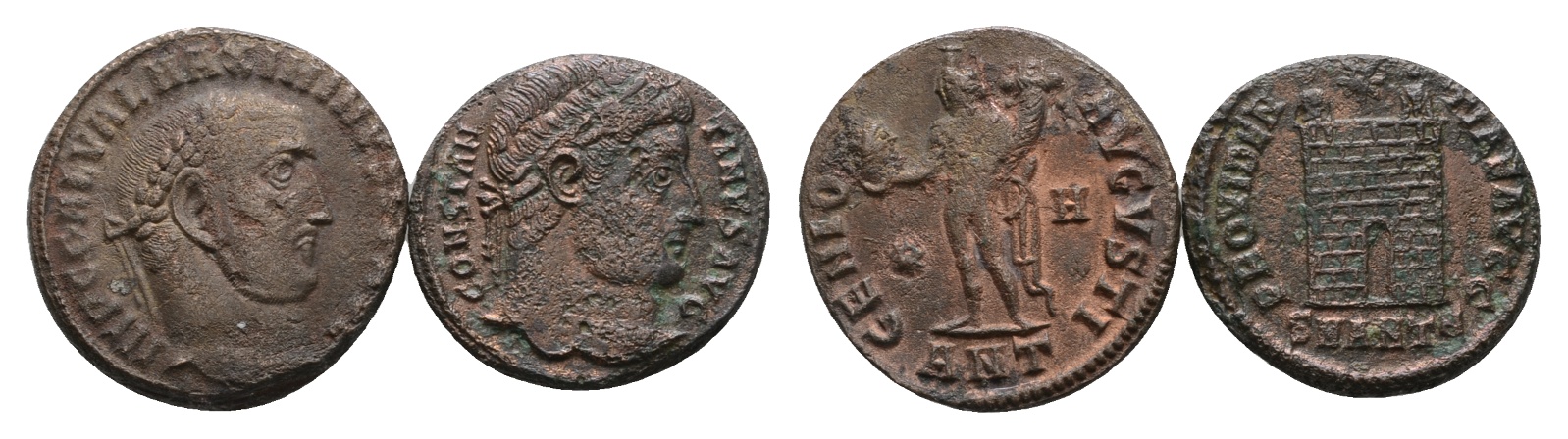  Antike; Lot Kleinmünzen ( 2 Stück); Bronze; 7,84 g   