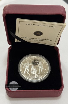  Kanada - 1 Dollar  2012  Krieg von 1812  FM-Frankfurt    Feinsilber: 25g   