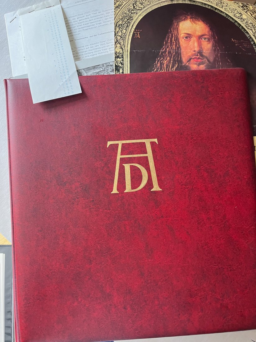 ALBRECHT DÜRERS unsterbliche Werke Briefmarken Sammlung LINDNER ALBUM 1979 Dürer
