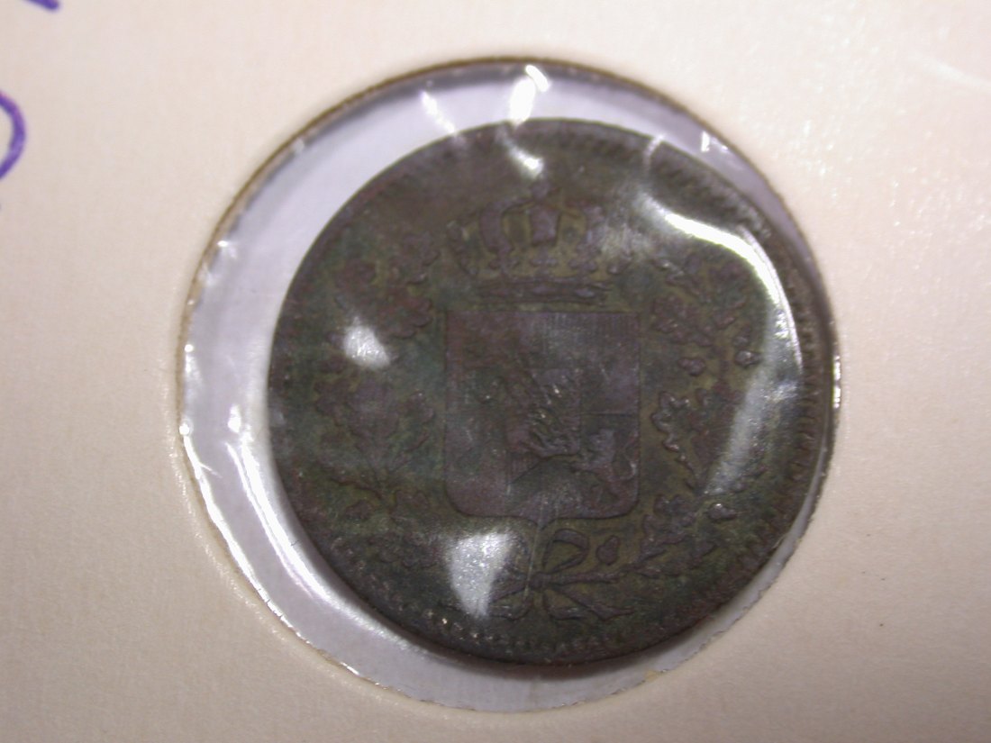  I20 Bayern  1 Pfennig 1849 in s-ss   Originalbilder   