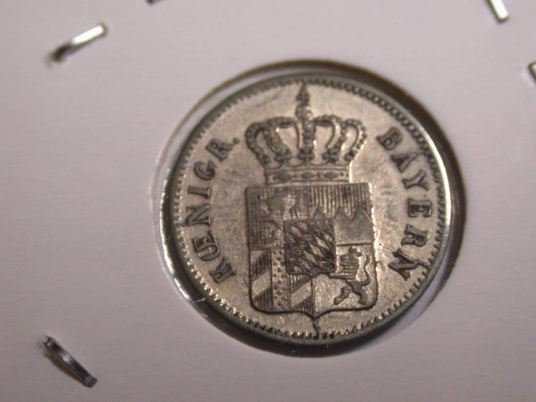  I20 Bayern  1 Kreuzer 1842 in vz/vz-st  Originalbilder   