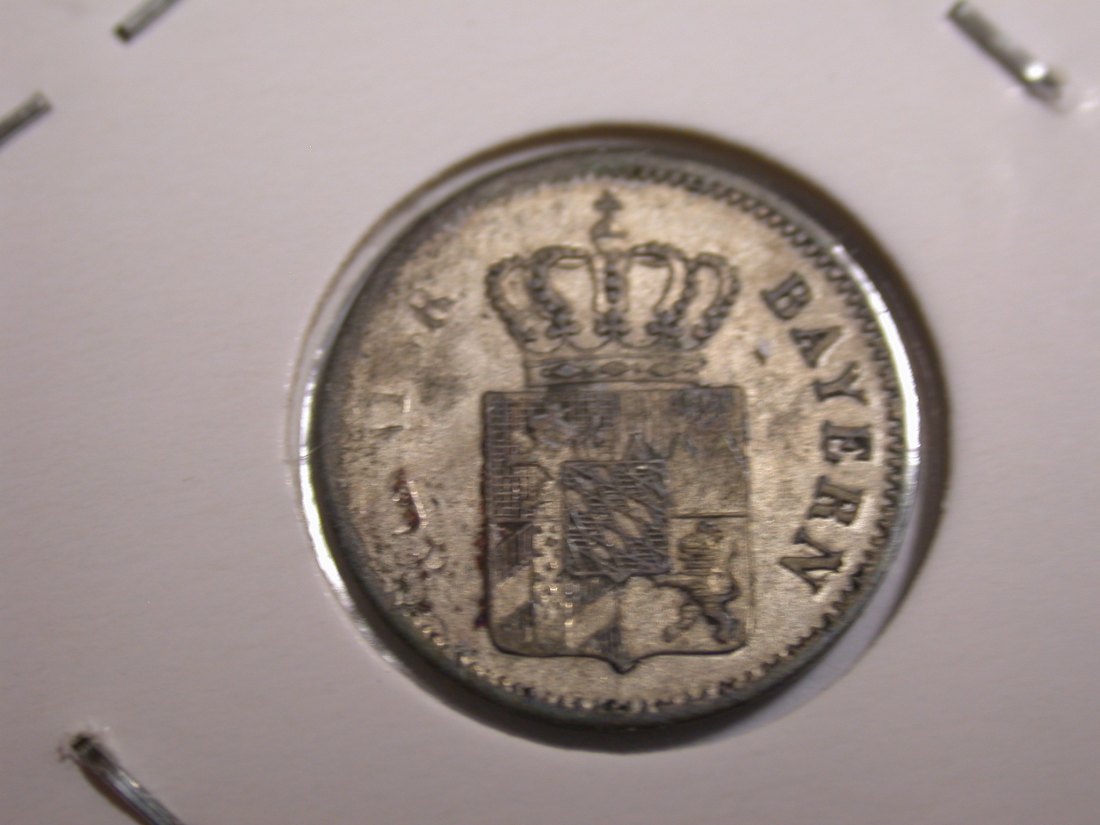  I20 Bayern  1 Kreuzer 1840 in vz-st  Originalbilder   