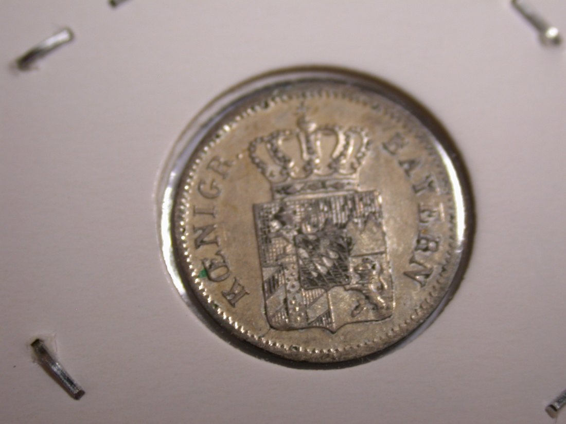  I20 Bayern  1 Kreuzer 1844 in f.ST   Originalbilder   