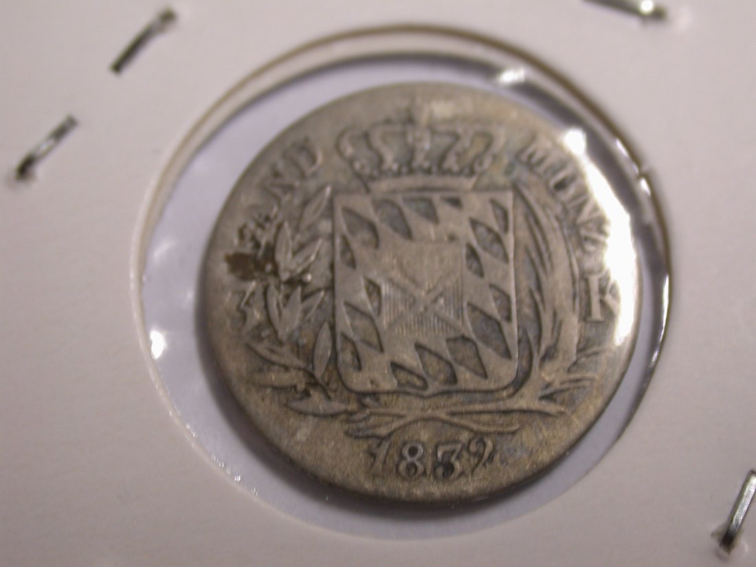 I20 Bayern 3 Kreuzer 1832 in schön Originalbilder