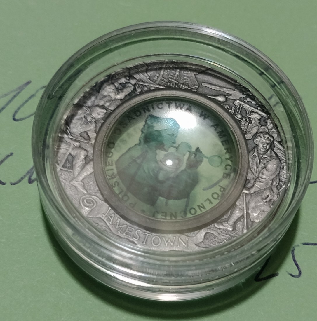  Polen Silber, 10 Zloty 2008, polnische Auswanderer in Nordamerika   