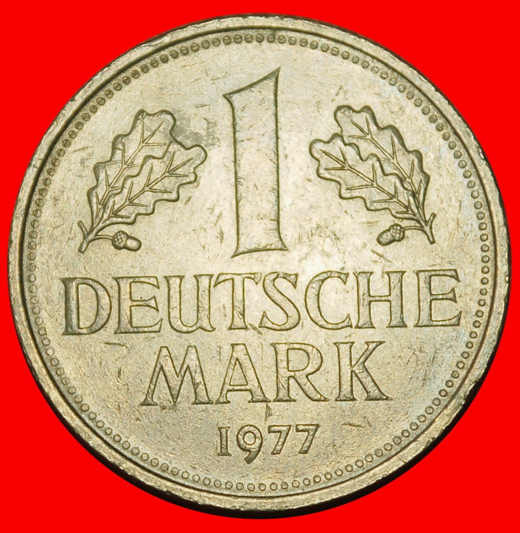  Ⰶ NOT COMMUNIST (1950-2001):GERMANY★1 MARK 1977F BADEN-WUERTTEMBERG★PUBLISHED★LOW START★ NO RESERVE!   