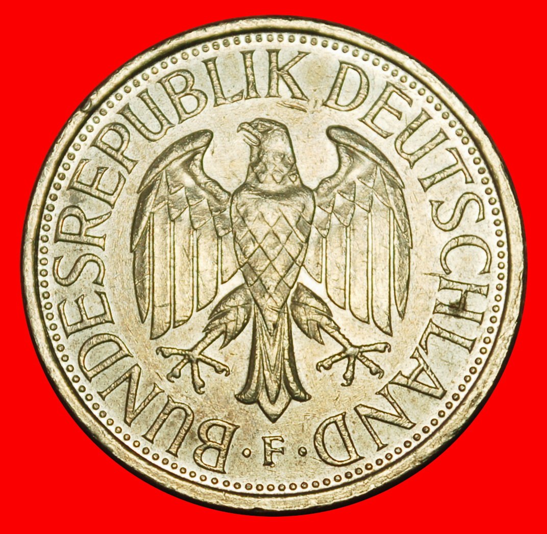  Ⰶ NOT COMMUNIST (1950-2001):GERMANY★1 MARK 1989F BADEN-WUERTTEMBERG★PUBLISHED★LOW START★ NO RESERVE!   