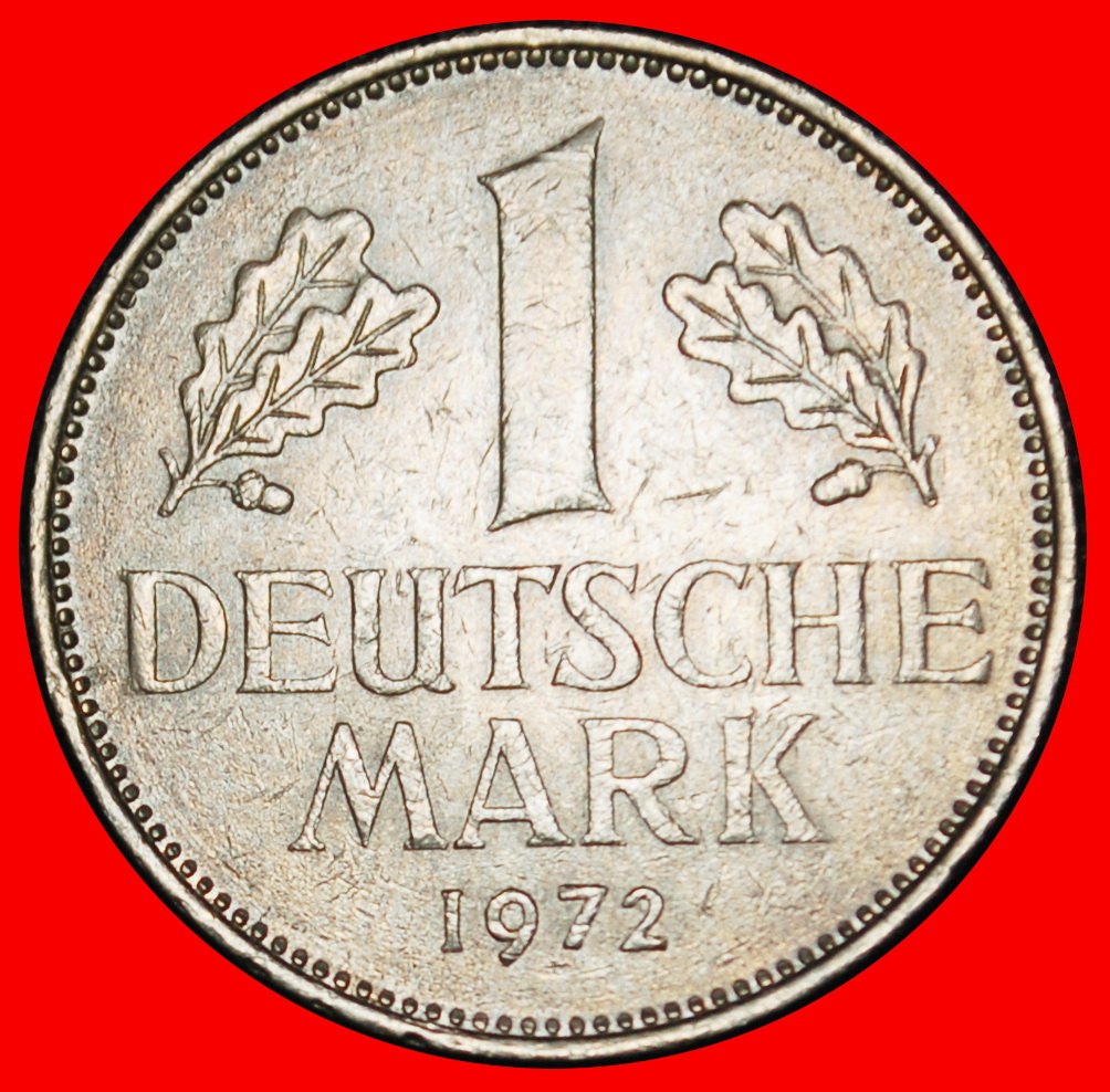  Ⰶ NOT COMMUNIST (1950-2001):GERMANY★1 MARK 1972J I+B+r1 HAMBURG!★PUBLISHED★LOW START★ NO RESERVE!   