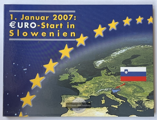  Slowenien Stotinovwährung zum EURO-Start 2007 FM-Frankfurt   