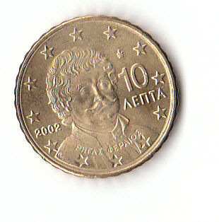  10 Cent Griechenland 2002 (F206)b.   