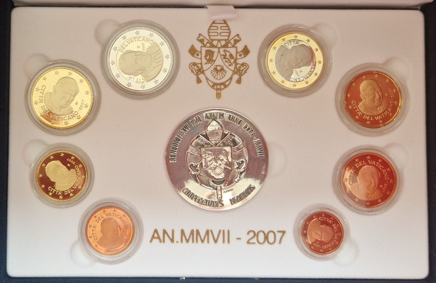  Vatikan KMS PP 2007 Goldankauf Koblenz Frank Maurer AI 557   