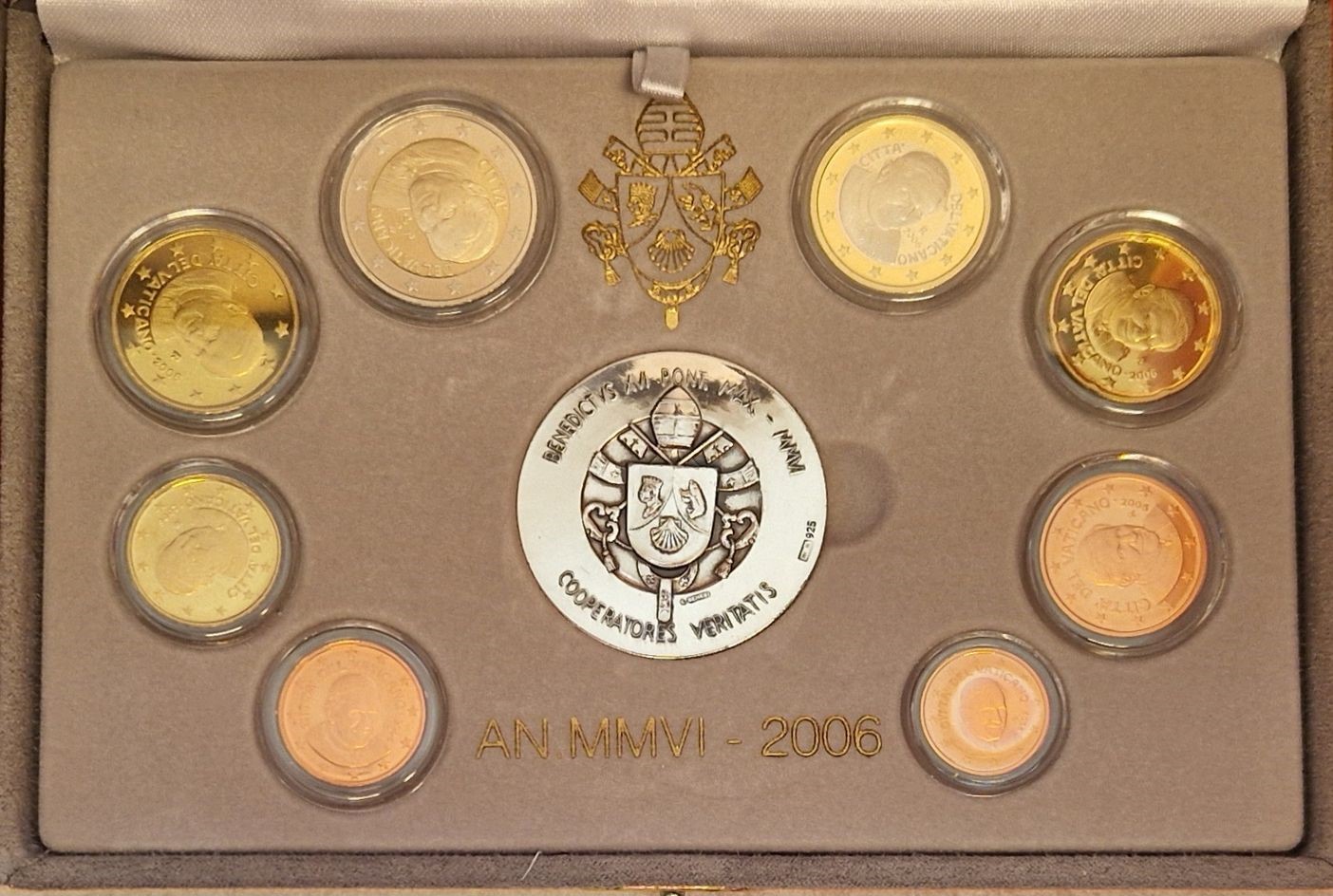  Vatikan KMS PP 2006 Goldankauf Koblenz Frank Maurer AI 558   