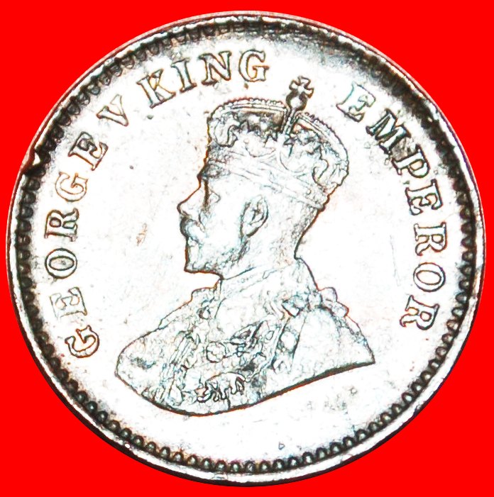  Ⰶ KALKUTTA (1912-1936): INDIEN ★ 1/12 ANNA 1932! GEORG V. (1911-1936) OHNE VORBEHALT!   