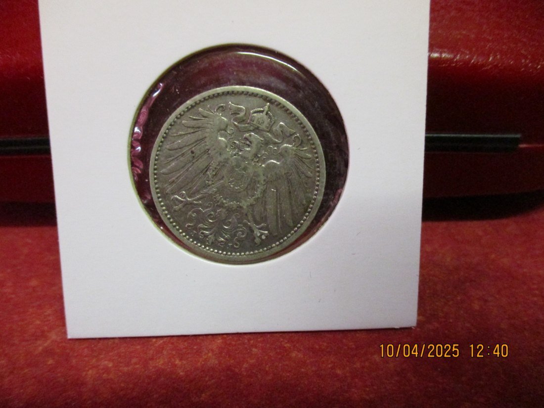  1 Mark Deutsches Reich 1906 J Silbermünze J.17   