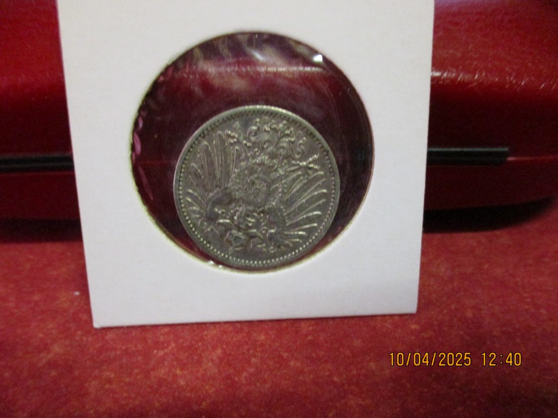  1 Mark Deutsches Reich 1906 G Silbermünze J.17   