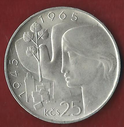  CESKOSLOVENSKA 20 KC 1965 Münzen und Goldankauf Koblenz Frank Maurer Ai 607   