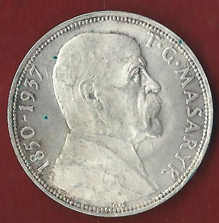  CESKOSLOVENSKA 20 KC 1937 Münzen und Goldankauf Koblenz Frank Maurer Ai 608   
