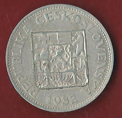  CESKOSLOVENSKA 10 KC 1932 Münzen und Goldankauf Koblenz Frank Maurer Ai 611   
