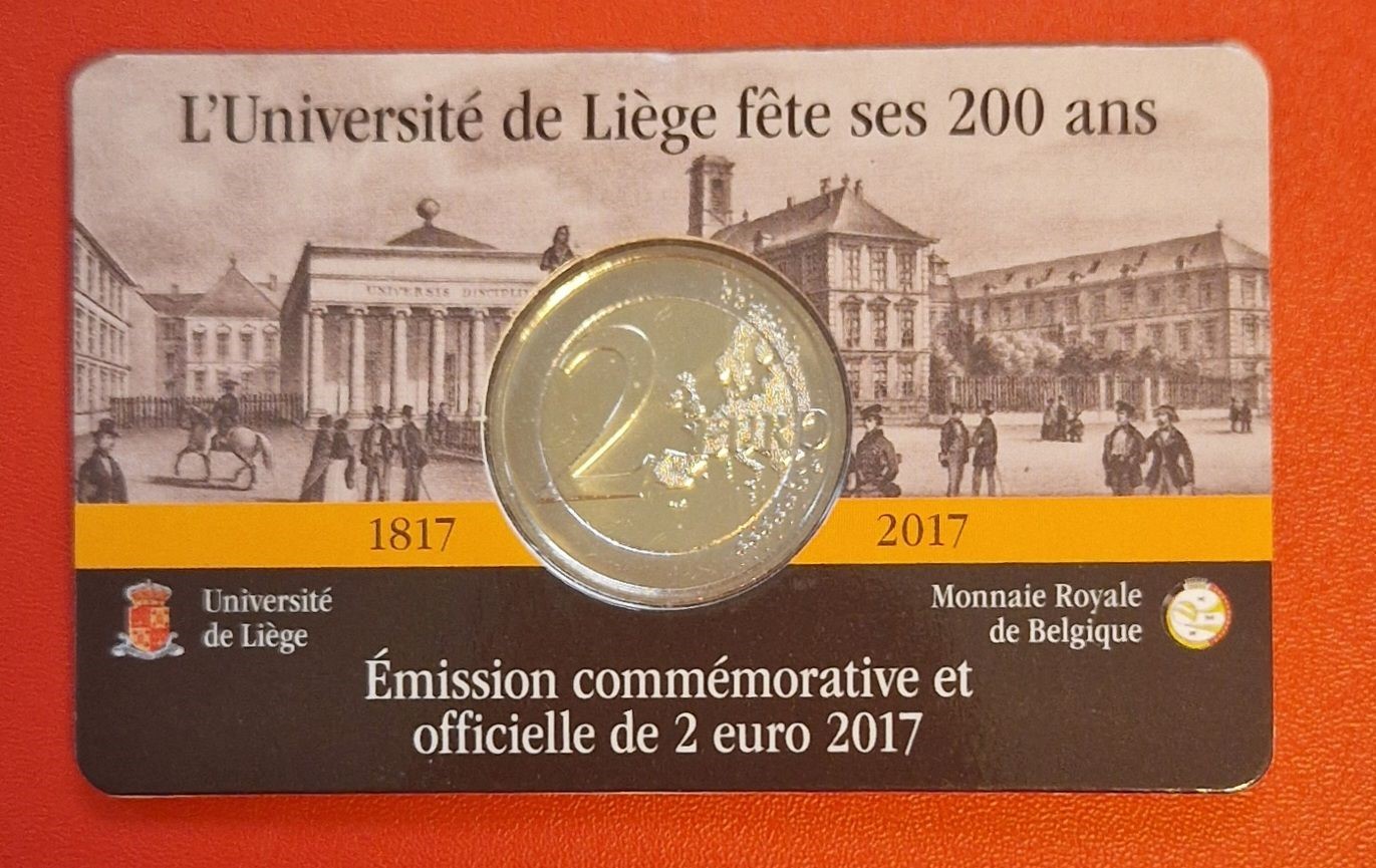  Belgien 2 Euro Gedenkmünze 2017 Münzenankauf Koblenz Frank Maurer Ai 588   