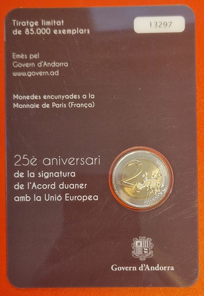  Andorra 2 Euro Gedenkmünze 2014 Münzenankauf Koblenz Frank Maurer Ai 590   