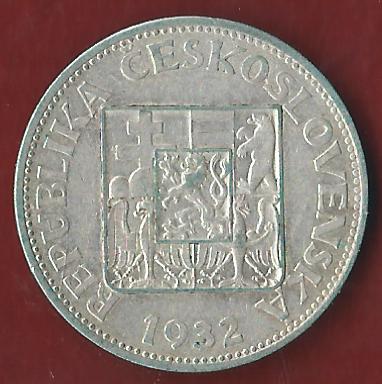  CESKOSLOVENSKA 10 KC 1932 Münzen und Goldankauf Koblenz Frank Maurer Ai 617   