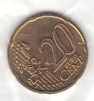  20 cent Luxemburg 2002 (F218) uncir. b.   