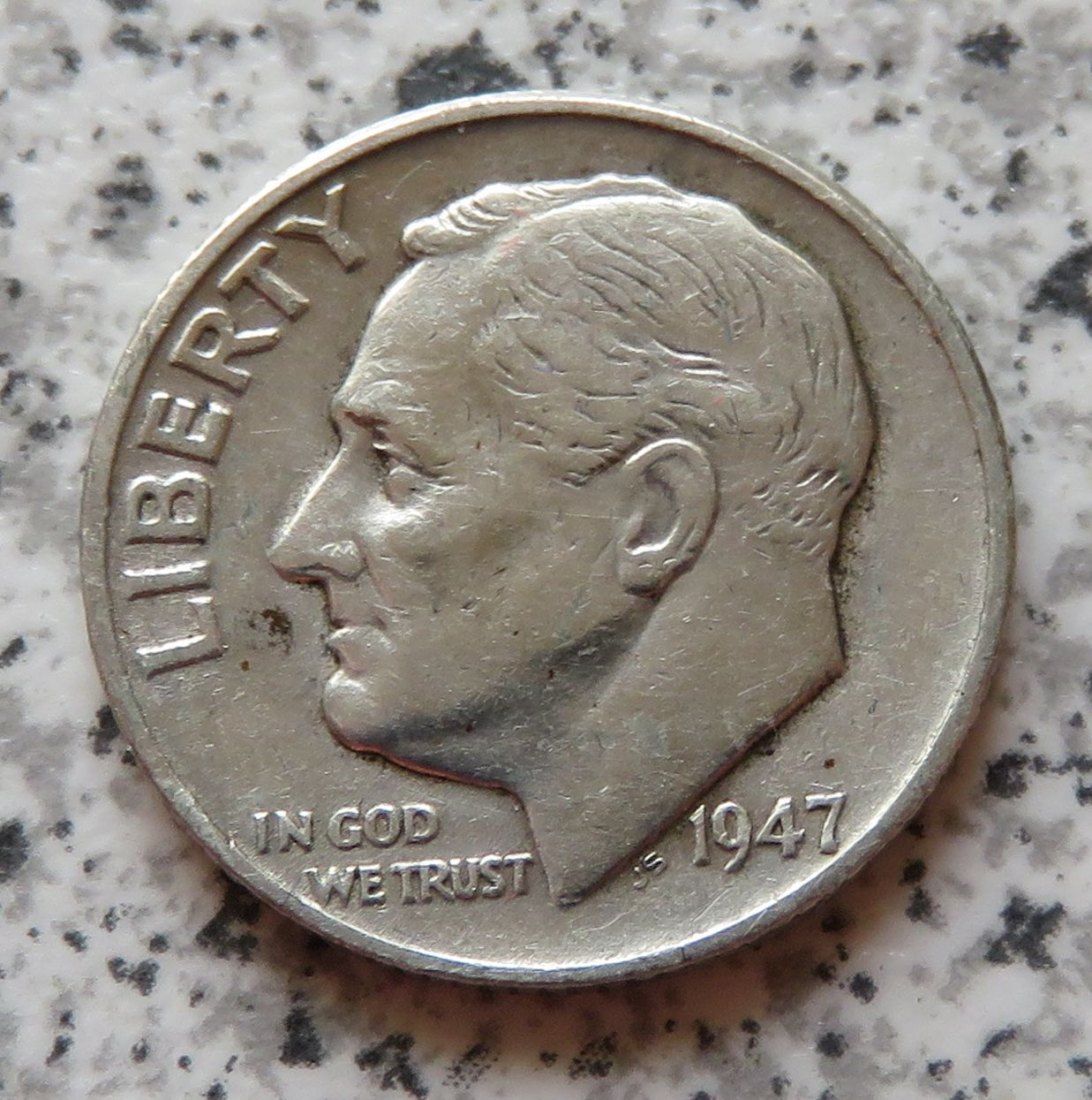 USA 1 Dime 1947 / USA 10 Cents 1947   