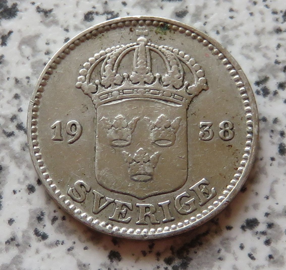  Schweden 25 Öre 1938   
