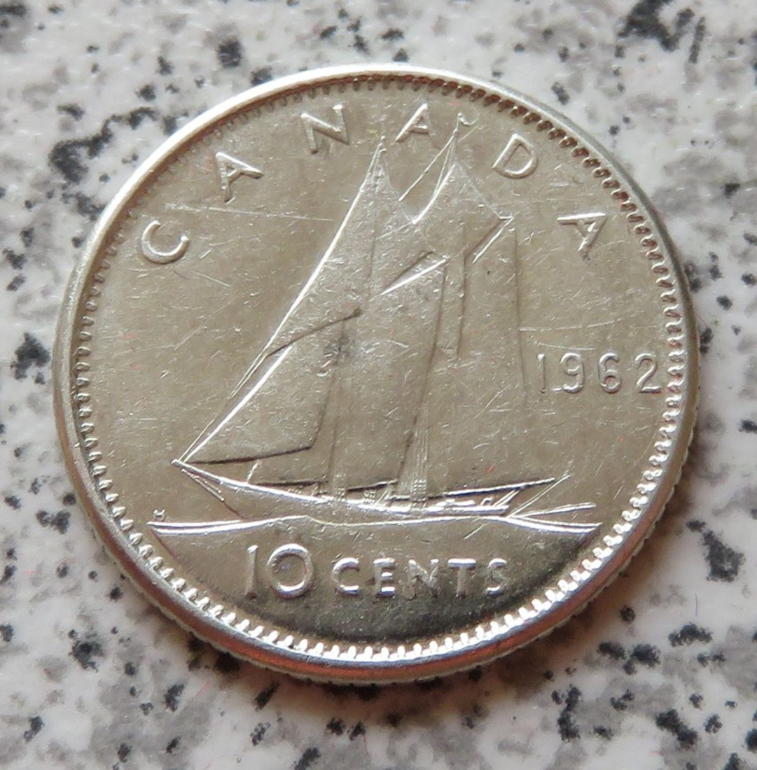  Canada 10 Cents 1962   