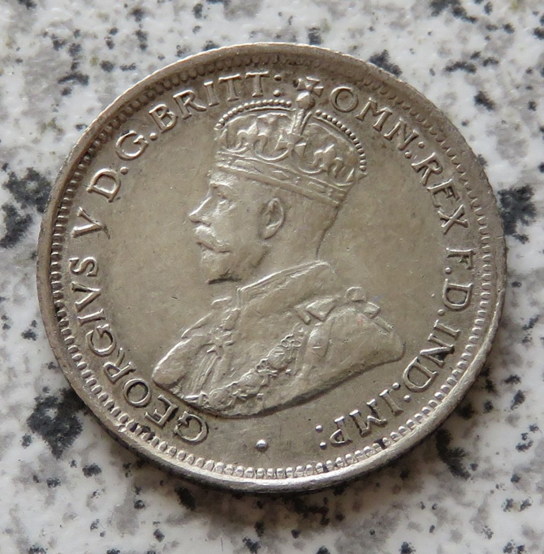 Australien 6 Pence 1921   