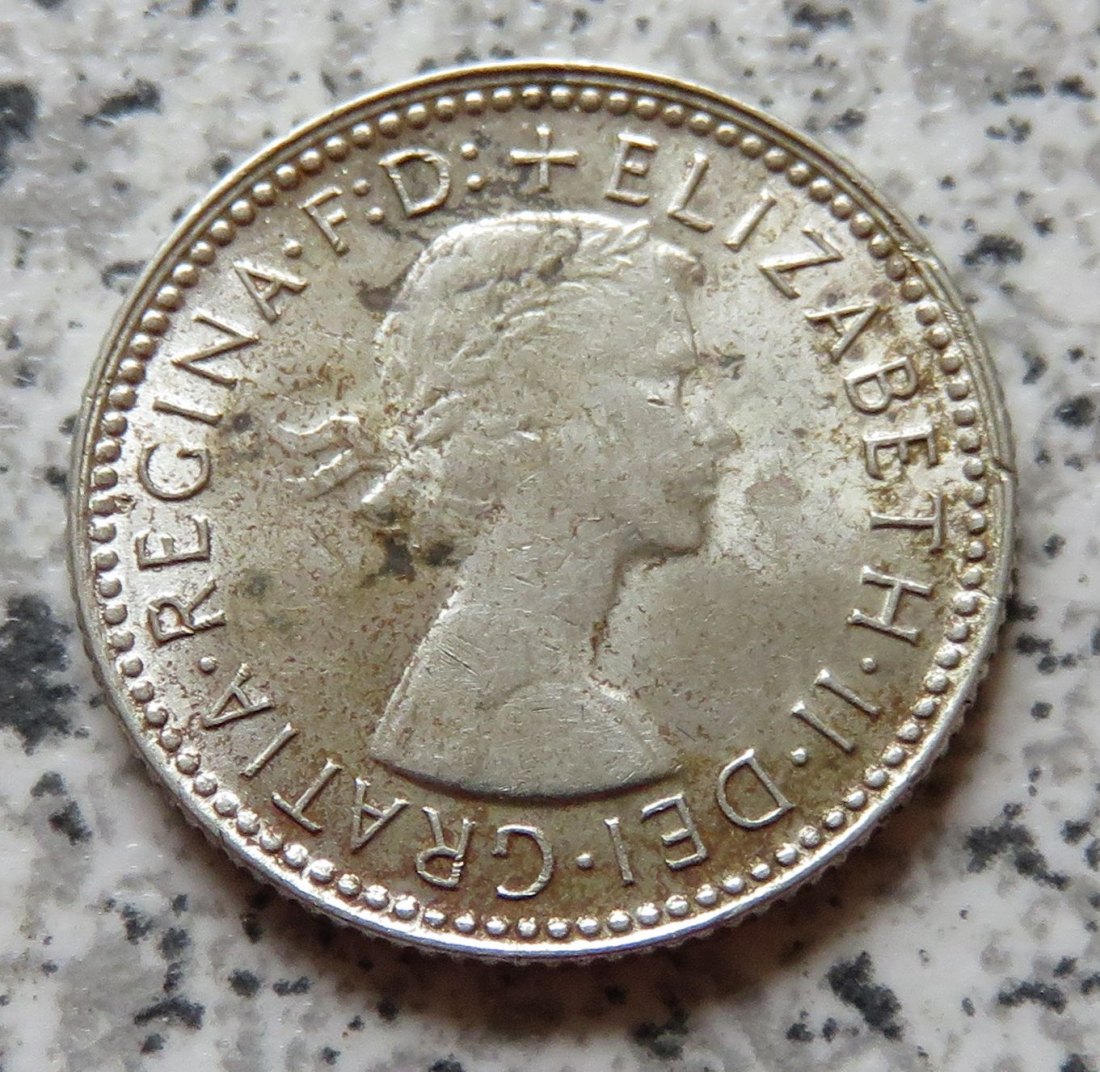  Australien 6 Pence 1957   