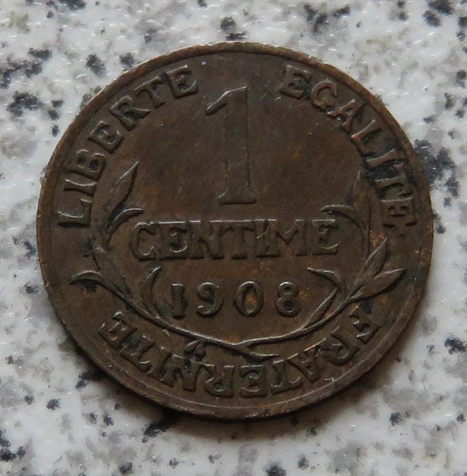  Frankreich 1 Centime 1908   
