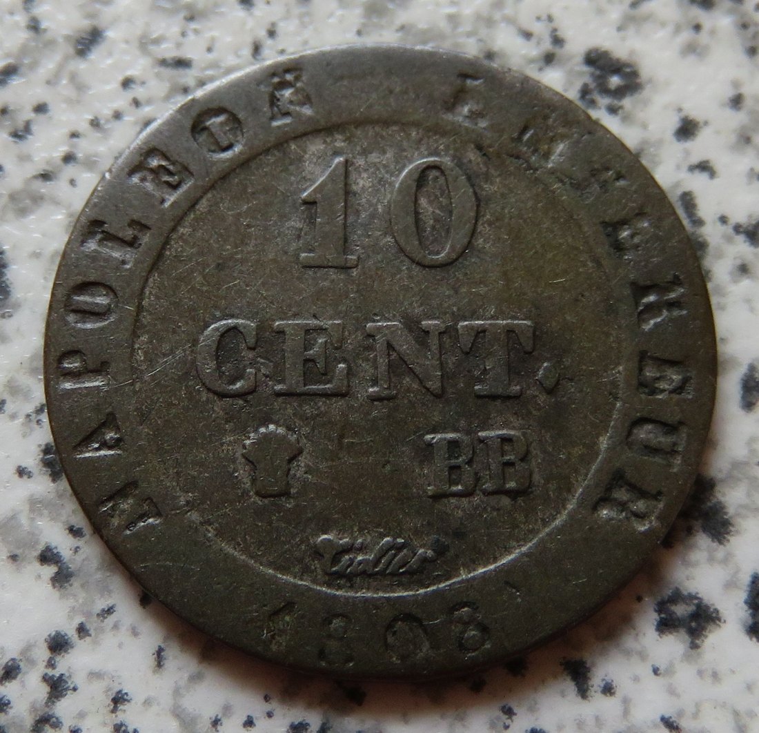  Frankreich 10 Centimes 1808 BB   
