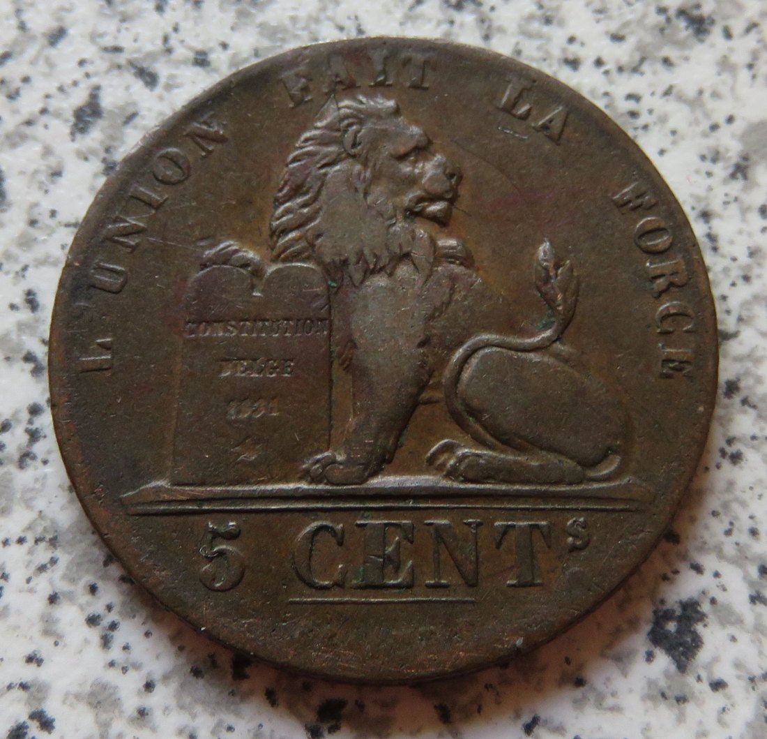  Belgien 5 Centimes 1842   