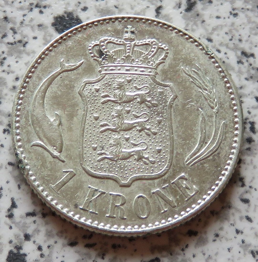  Dänemark 1 Krone 1916   