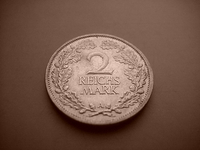 Weimarer Republik 2 Reichsmark 1926 A