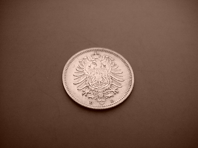  Kaiserreich 20 Pfennig 1876 D   