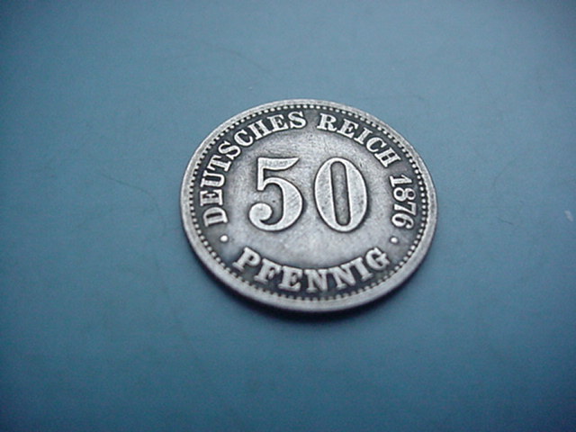 Kaiserreich 50 Pfennig 1876 A